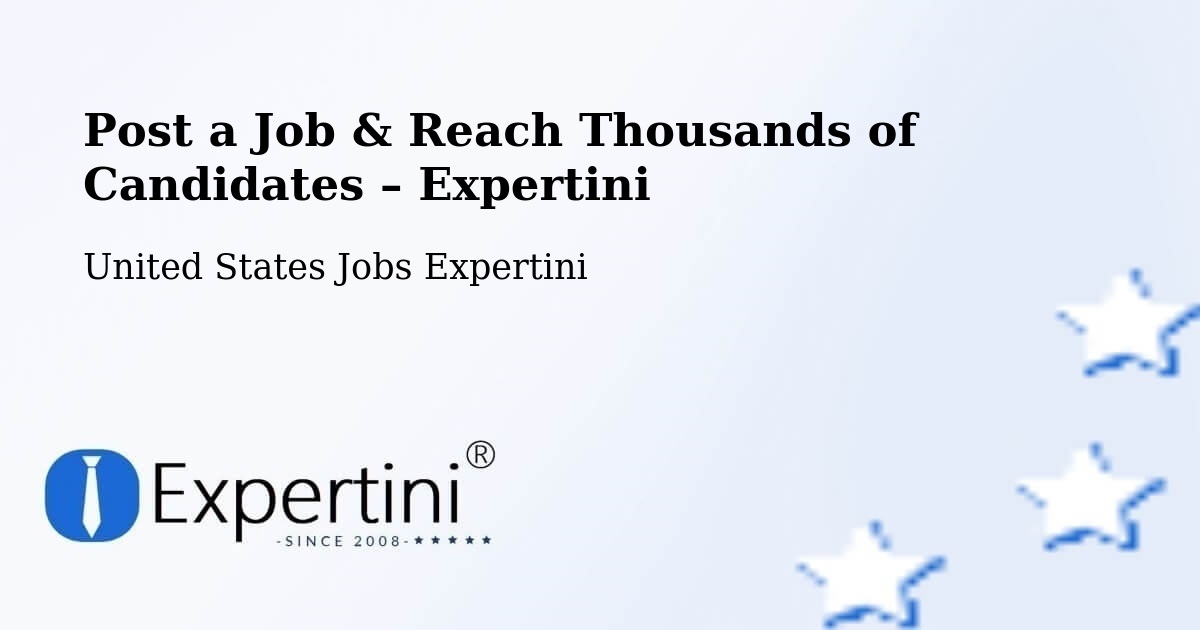 Post a Job in Mount Olive – Hire the Right Talent - Mount Olive, United States Jobs Expertini