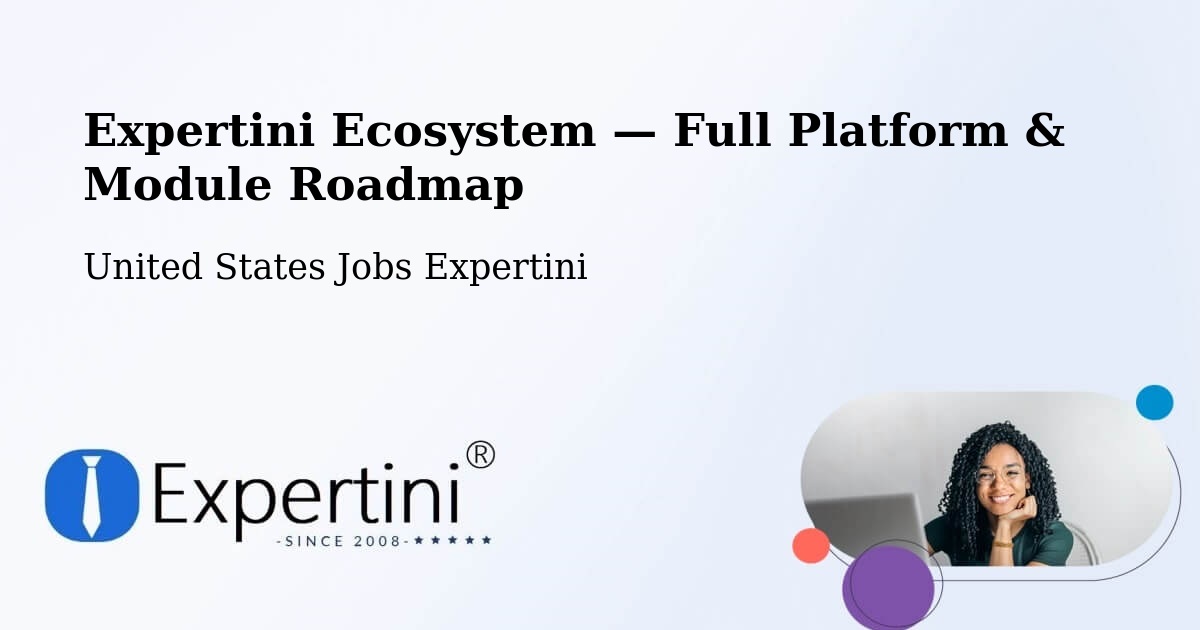 Expertini Ecosystem — Full Platform & Module Roadmap – Mount Olive